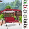 Funda de cojín para columpio de Patio, impermeable, fácil de instalar, plegable, protege tu columpio al aire libre, funda de asiento de repuesto de 3 plazas