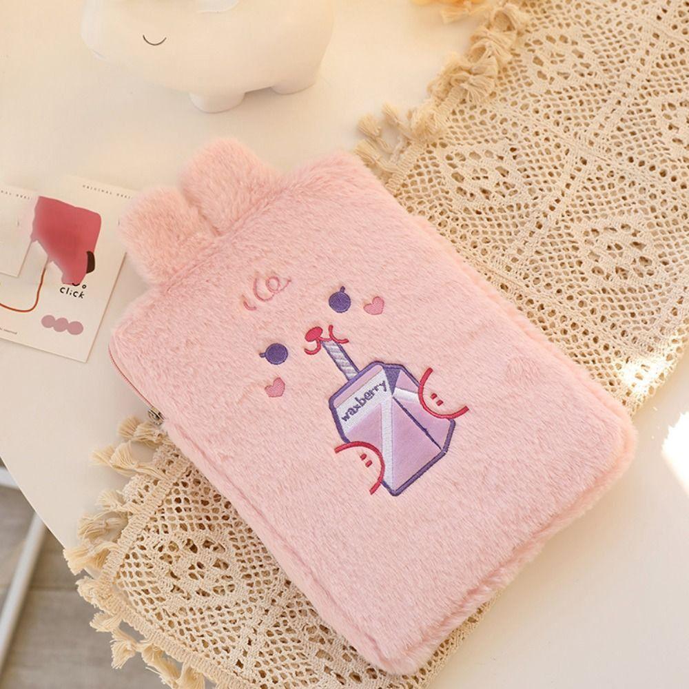 9-11 Inch Plush Laptop Sleeve Soft Plush iPad Protective Case Notebook Storage Bag  for Women Girl