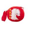 Chinese Style Zodiac Horse Plush Crossbody Bag Lucky Horse Headphone Bag  Childrens Gift