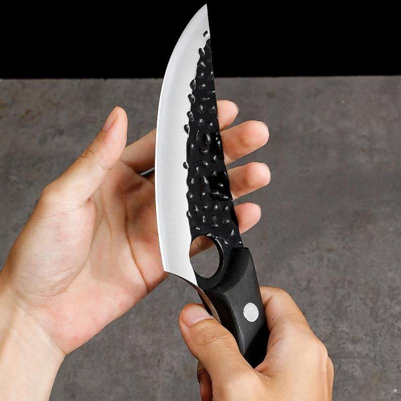 Hammer Forged Boning Knife Stainless Steel Butcher's Sharp Meat Knife Vegetable Slicing Knife Household Kitchen Knife