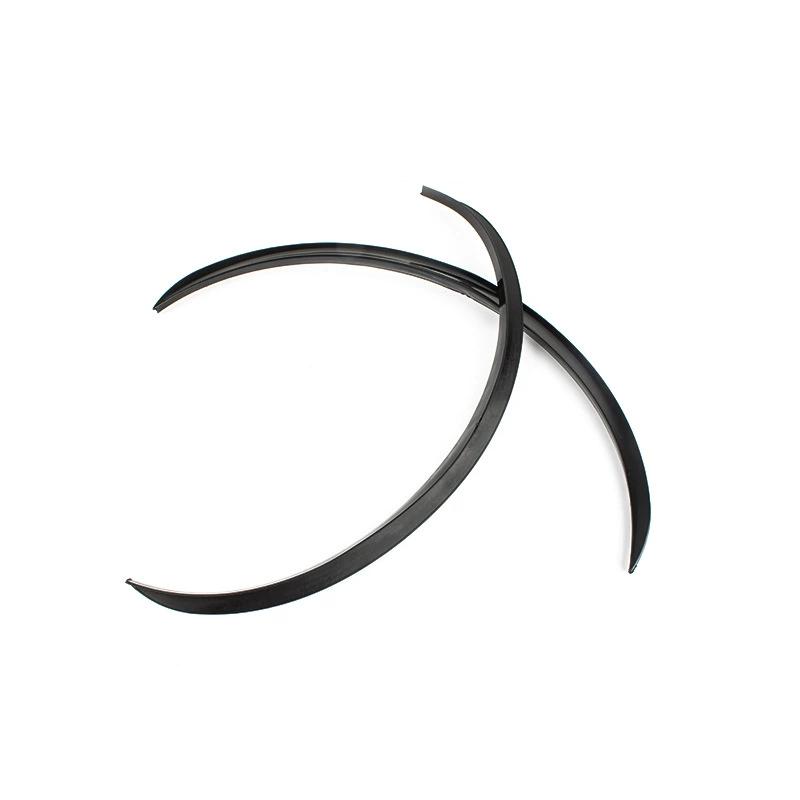 2PCS Universal Fender Flares Car Wheel Arches Wing Expander Arch Eyebrow Mudguard Lip Body Kit Protector Cover Mud Guard Trim
