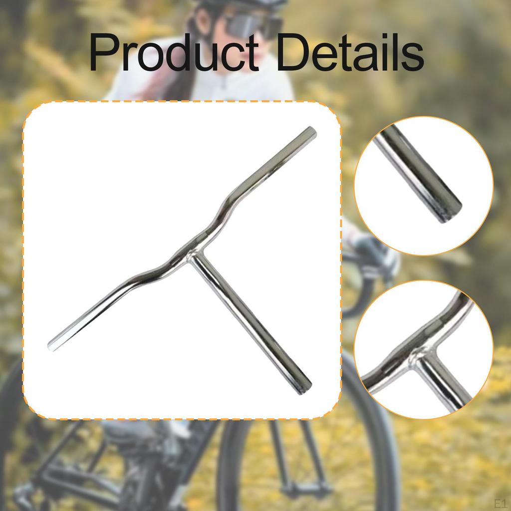 Folding T Handlebar Lightweight Modern Portable Easy Installation Outdoor Biking Accessory Foldable