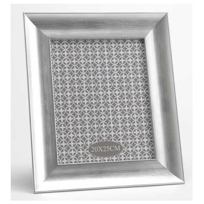 [Q9636] - Silver Gray 'Design' Resin Photo Frame - 20x25 Cm Photo