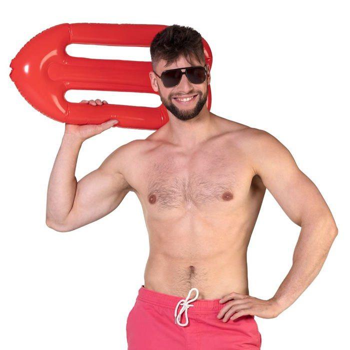 Inflatable Rescue Board - Size 73 Cm - Rescue Float - Rib Wax - Pool Decoration