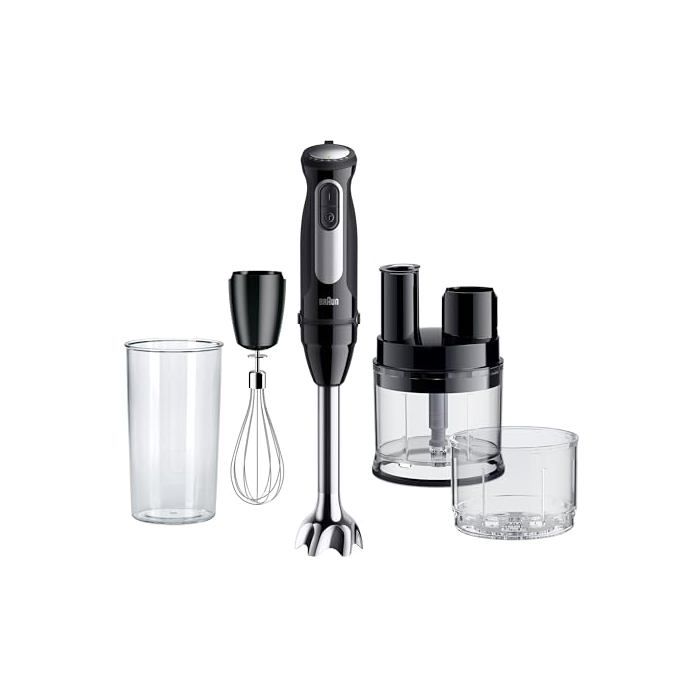 Mixeur plongeant - Braun - MQ 55755 M - 1000W - 25 vitesses - Noir