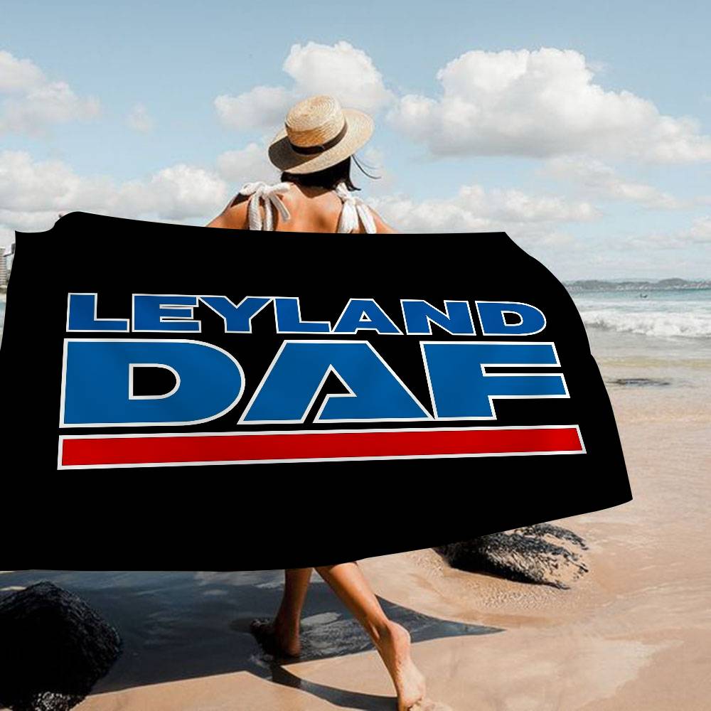 Asciugamano da Spiaggia in Microfibra con Logo D-DAF T-Truck Assorbente Asciugatura Rapida Morbido Asciugamano per Yoga Nuoto Resort Arrampicata
