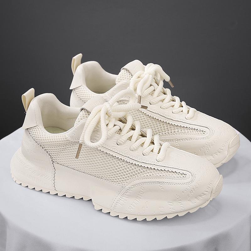 

Низкие износостойкие модные высокие повседневные туфли мужские модные дышащие удобные универсальные кроссовки 39 бежевый