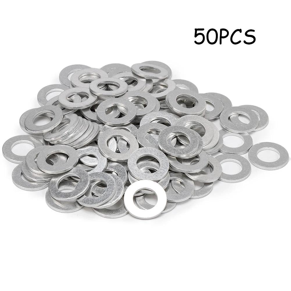 10/20/50/100PCS 90430-12031 Aluminum Oil Drain Plug Gaskets Crush Washer Seals For Toyota Camry Corolla For Lexus For Scion