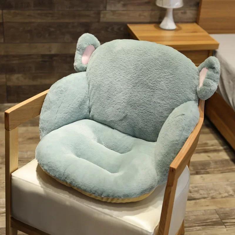 Cartoon Animal Plush Cushion Reclining Chair Cushions Thickened Sofa Tatami Cushion Office Chair Cushion House Decorations