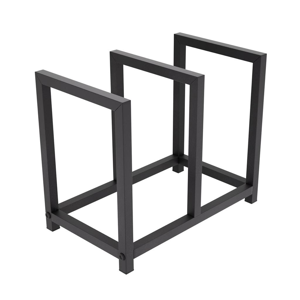 Modern Black Metal Frame Vinyls Record Shelf For Showcases and Organizing Favorite Albums