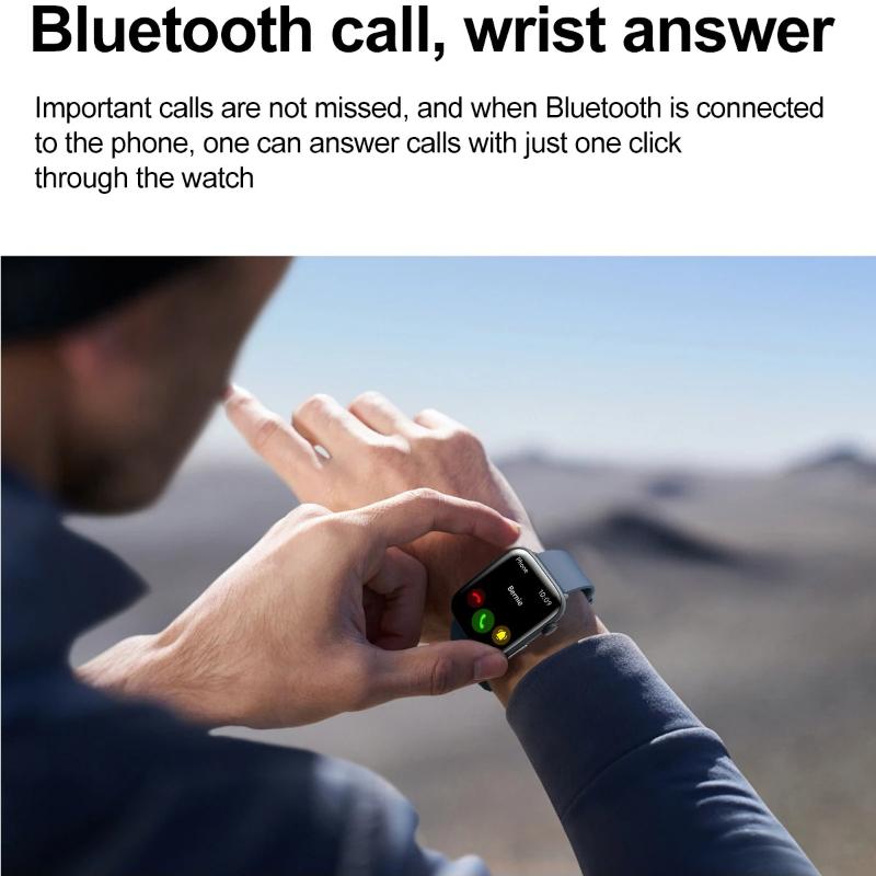 Smart Watch Dial Answer Calls Calorie Tracking 24 Hour Heart Rate AI Music Playback Bluetooth Call Men Health Smart Watches Woman Step Count