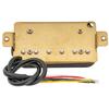 Wilkinson Vintage Tone Alnico 5 Overwound Humbucker Pickup for Electric Guitar Zebra Open-Style Bridge,