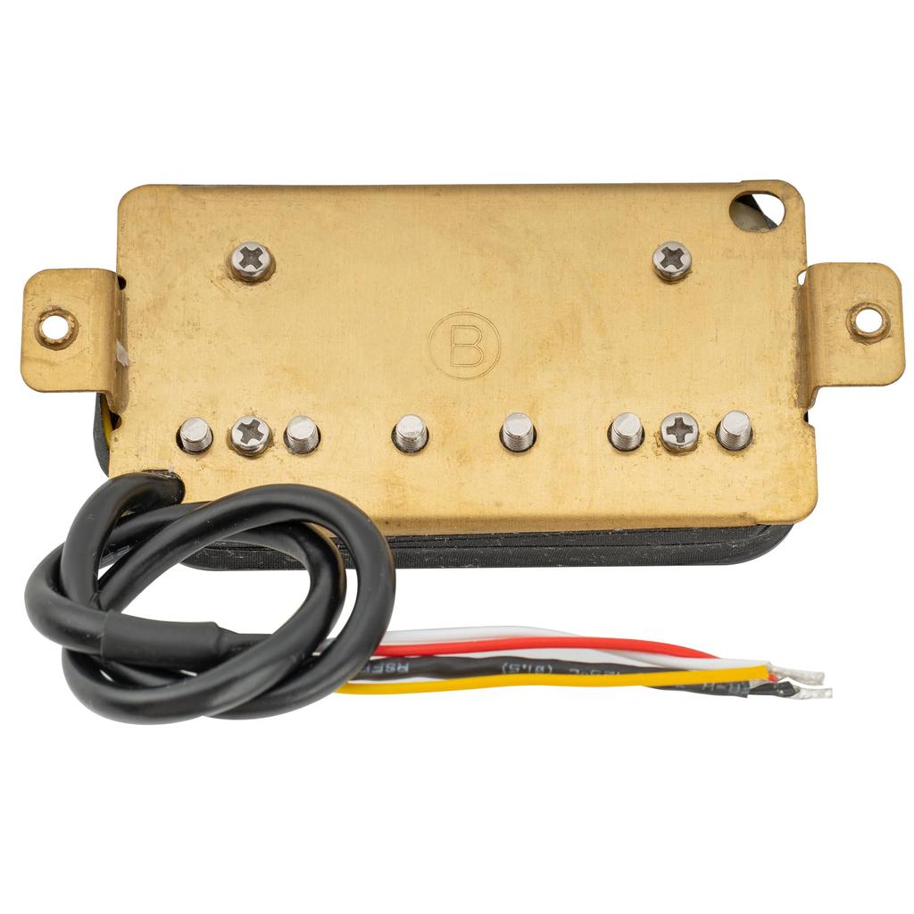 Wilkinson Vintage Tone Alnico 5 Overwound Humbucker Pickup for Electric Guitar Zebra Open-Style Bridge,