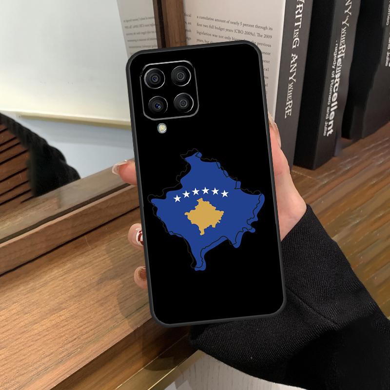 Kosovo Passport Flag Case For Samsung Galaxy M20 M14 M34 M54 M13 M23 M33 M53 M21 M51 M30s M31s M12 M32 M52 Cover