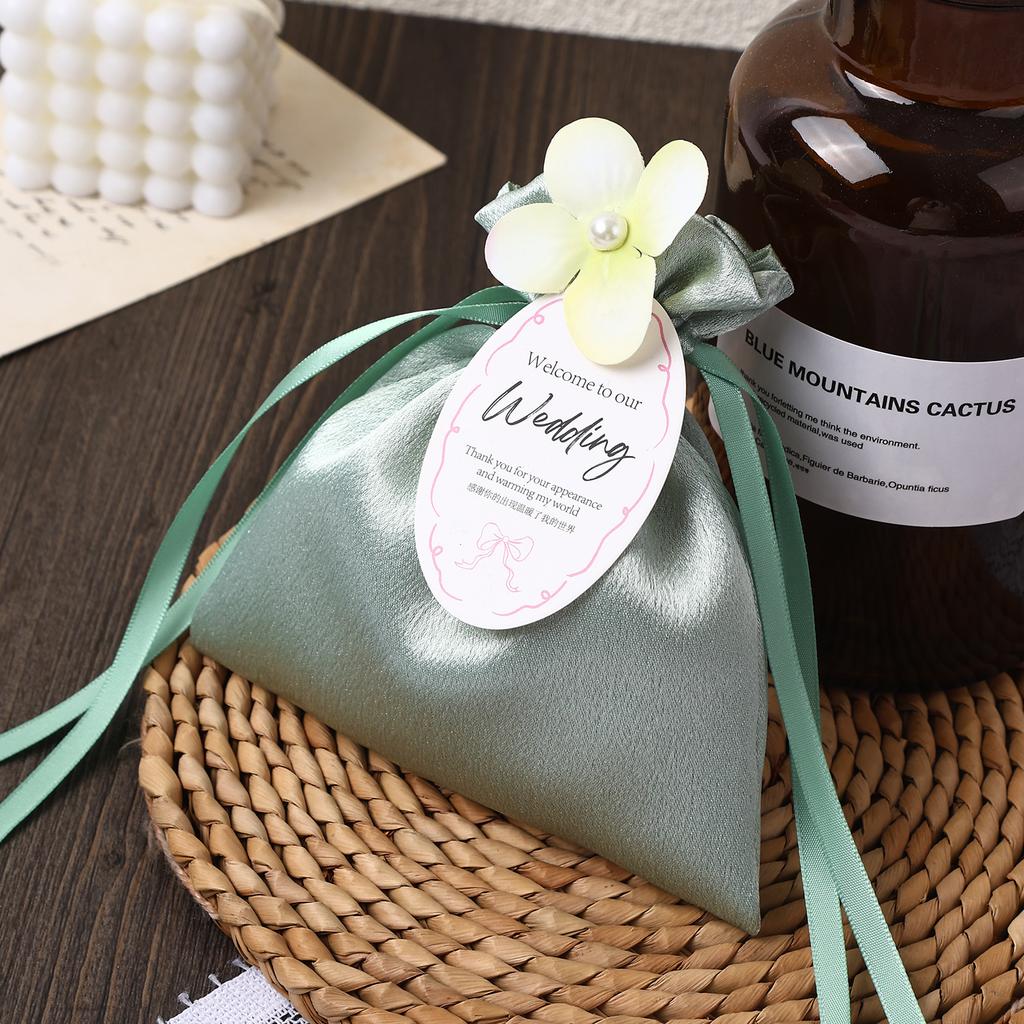 Caixa de Doces Veludo Data de Casamento Bolsa de Cetim Aveludado Cristal Bolsa Macia para Doces de Casamento Porta-Presentes Pequenos Embalagem de Presente para Festa