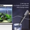Fish Tank Waste Suction Water Changer Cleaning Tool Automatic Water Extraction Self-Priming Pump Electric Sand Washer