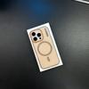 Etui do ładowania bezprzewodowego Magsafe na iPhone 15 13 12 14 16 Pro Max Matowe Magnetyczne Modne Odporne na Wstrząsy Etui Pancerne Metalowa Osłona Obiektywu