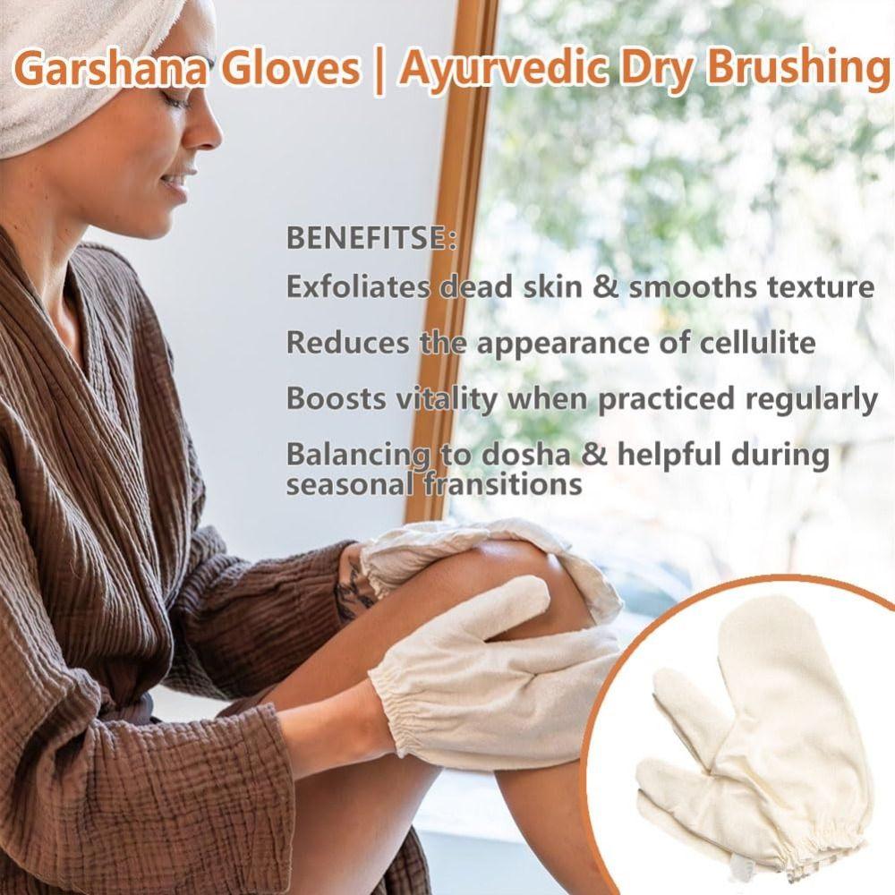 1/2PCS Quick-Drying Silk Bath Scrubbing Gloves Reusable Removal Dead Skin Mitts  for Men and Women
