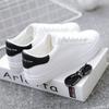 Thick Soled White Shoes for Women in Spring Autumn Fashionable Versatile White Student Single Shoes