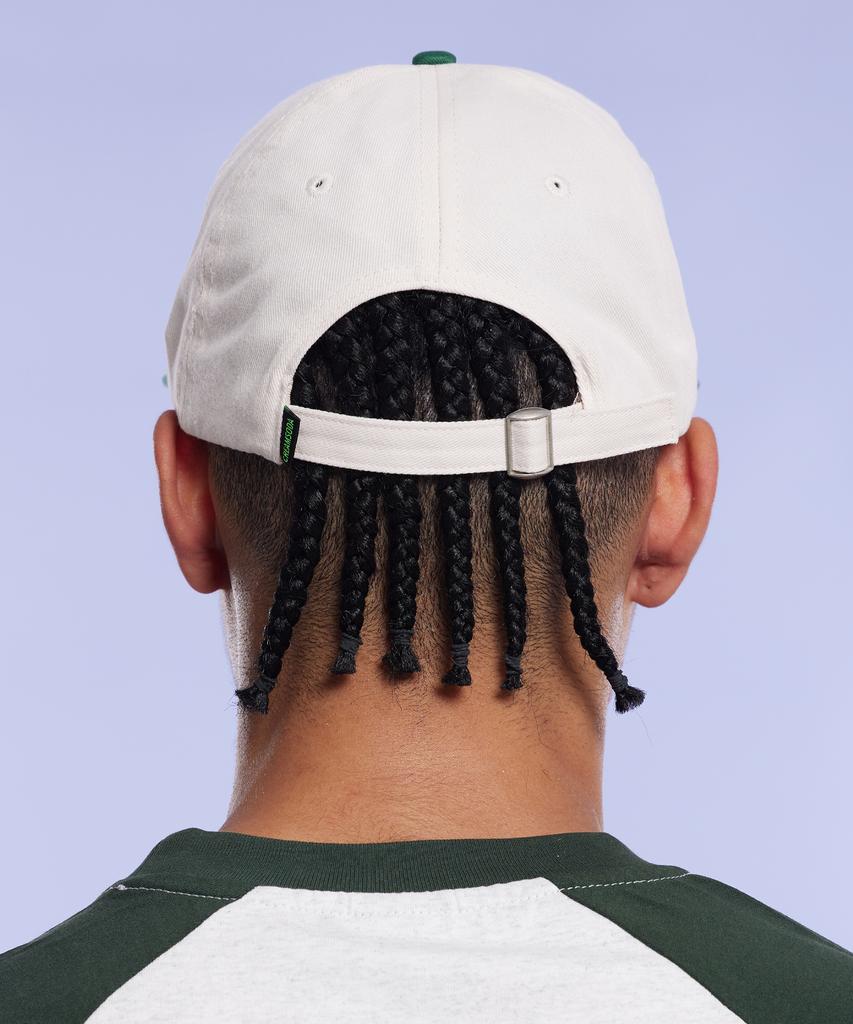CREAM SODA LAB Applique Panel Ball Cap Green