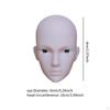 1/6 Scale BJD Doll Head Sculpt Natural Skin Parts Supplies for 12 inch Body Unpainted