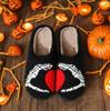 Fashion House Fuzzy Slipper Men Male Ghost Face Blue Evil Eye Home Shoes Plush Winter Warm Indoor Floor Non Slip Women Female Halloween