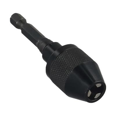 Drill Bit Quick Change Driver with Keyless Chuck Conversion and Convenient Suitable for 1/4 Hex Driven Power Tools