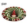 Kerstfeest Woondecoratie Rond Kerst 3D Vloerkleed, Optische Illusie Vloerkleed Kerstman Kabouter Gewatteerd-achtig Creatief Cadeau voor Antislip Wasbare Vloer