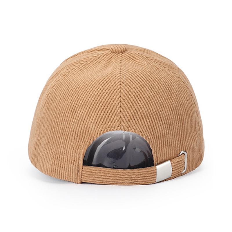 Herbst Winter Stickerei Brief Kappe Männlichen Samt Baseball Kappe Im Freien Warme Hut Weibliche Cord Spitzen Kappe