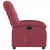 Vidaxl Foldable Armchair, Wine Red, Fabric Upholstered