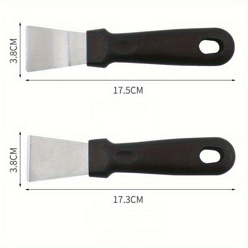 1Pc Stainless Steel Ice Shovel Convenient Cleaning Sharp Volute Scraper Household Range Hood Decontamination Shovel Cleaning Tools
