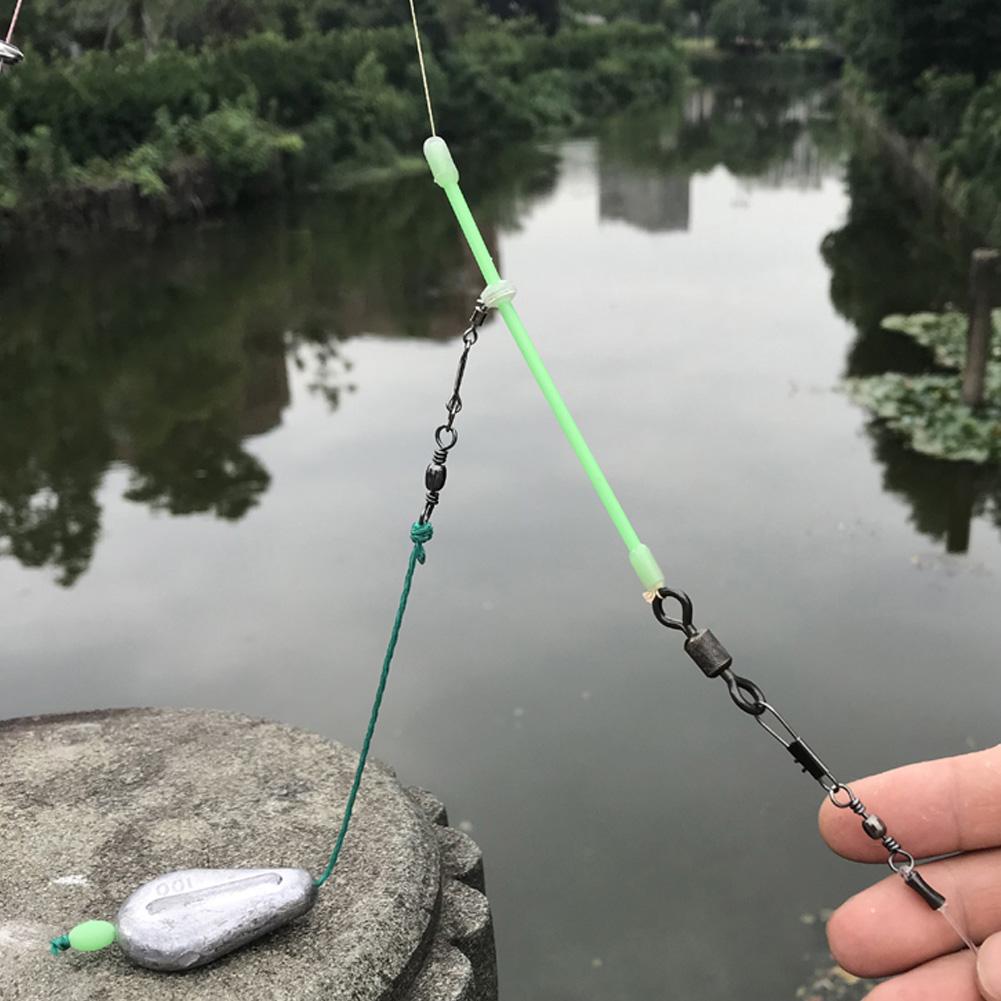 5PCS Durable Small Style PVC Fishing Tube Balance Connector Fisher Tackle Accessory