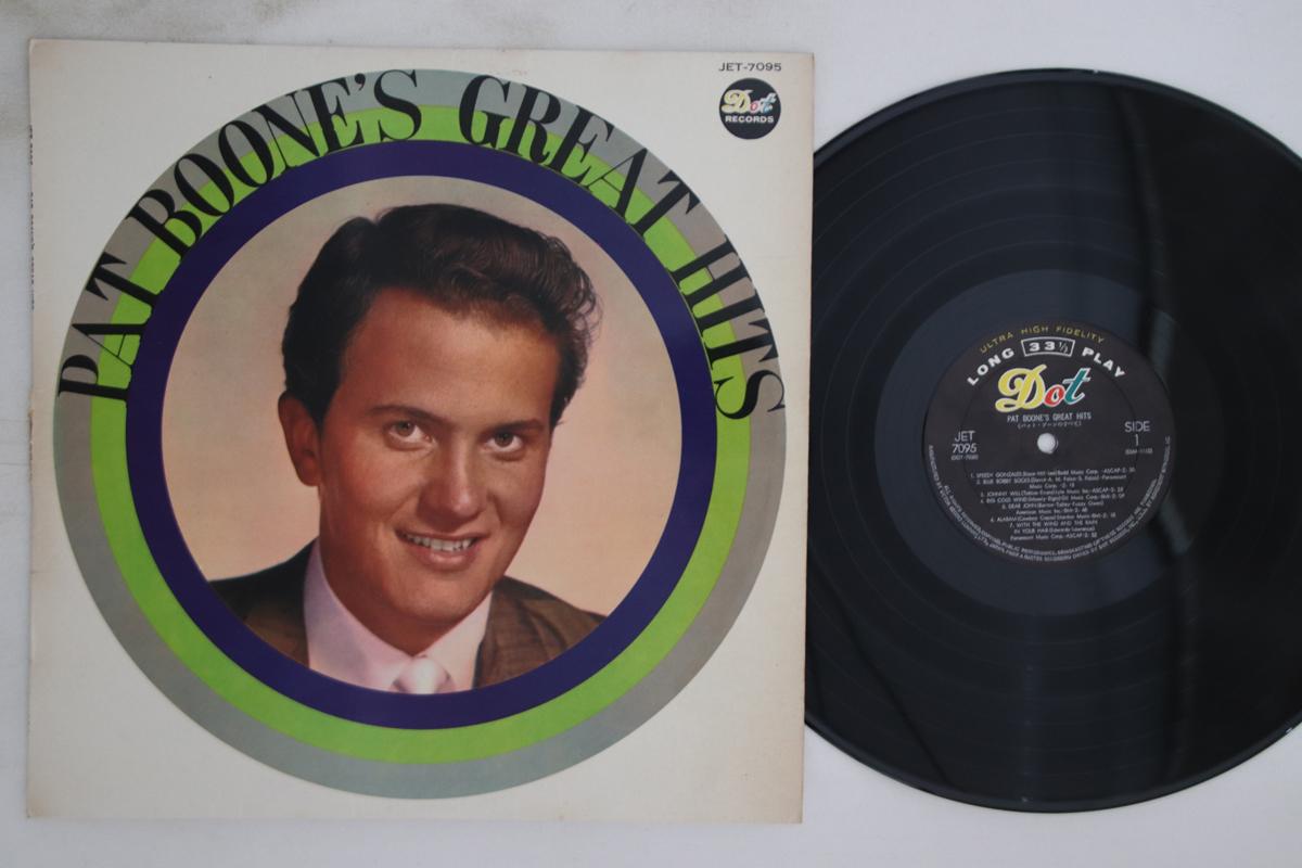 

LP Record PAT BOONE - Great Hits JET7095 DOT Japan Pop Used