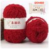 11g Velvet Yarn Plush Yarn For DIY Hand Knitting Crochet Crafts Bag Hat Doll Sweater Wool Soft Thin Colorful Coral Chenille Yarn