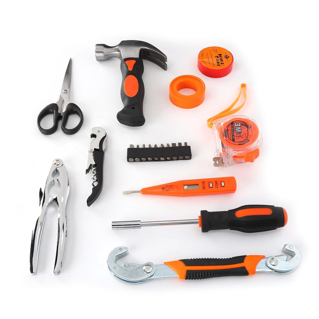 21Pcs/Set Household DIY Hand Tool Kit with Carry Box Repairing Hardware ...