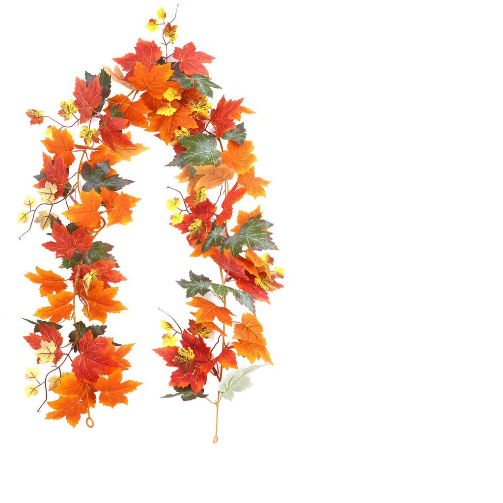Hanging Decorations, Artificial Maple Leaves And Vines, Halloween Artificial Green Plants, Festival Decorations, Artificial Maple Leaves.