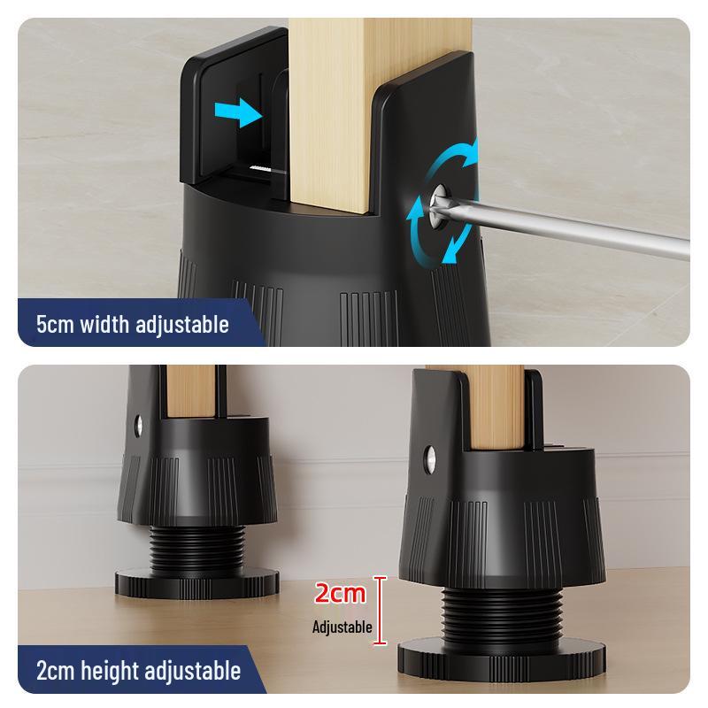 Adjustable Anti-Slip Chair Leg Caps - Noise Reduction and Stability Enhancers for Furniture
