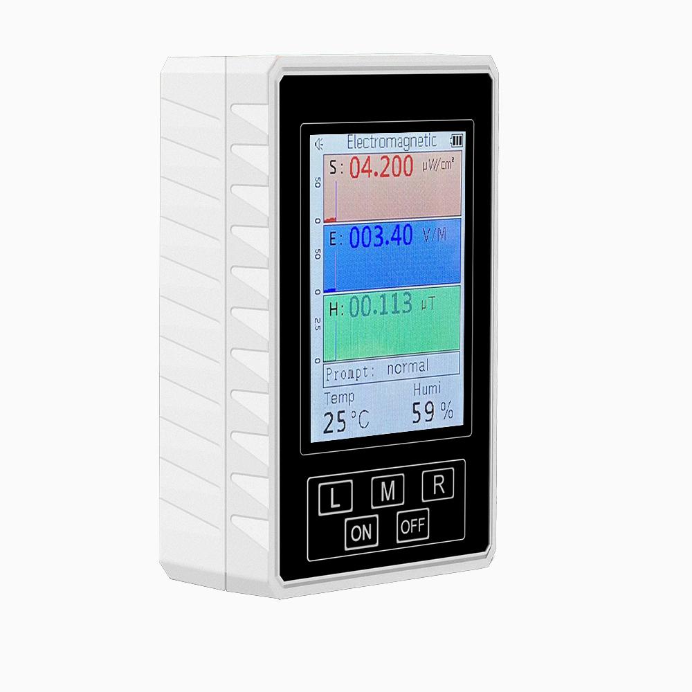 BR-9A-XR-2-PRO Handheld Electromagnetic Field Radiation Detector Tester Portable Radiation Dosimeter Monitor Tester EMF Meter