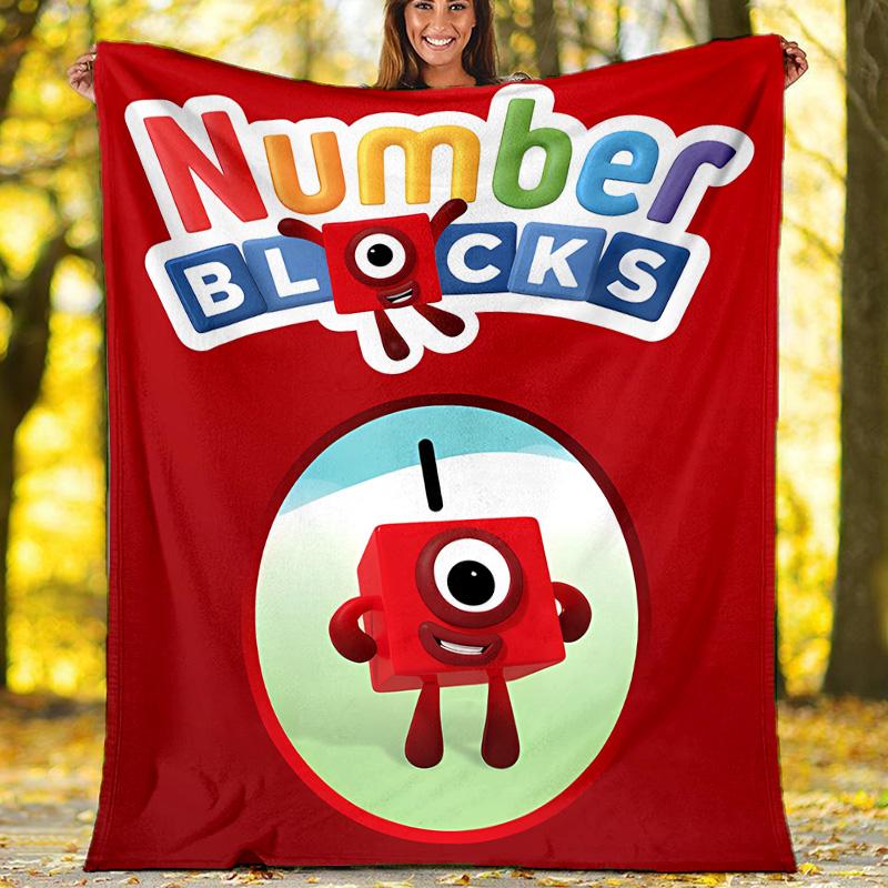 Numberblocks1 Printed Throw Blanket—lightweight,soft,warm;versatile Blanket for All Seasons—perfect As &air-conditioning Throw,nap Blanket