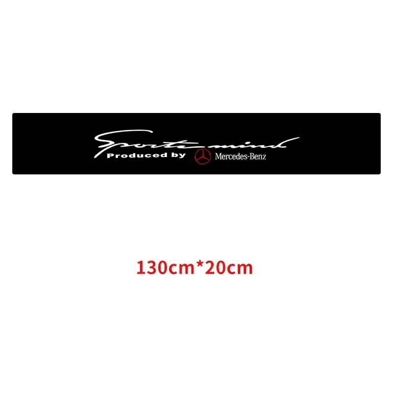 

For Benz GLC GLK 1pcs Car Front Windshield Sunshade Decorative Stickers For Mercedes Benz W211 W203 W204 W210 W124 AMG W202 CLA