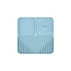 Silicone Pet Slow Feeder Lick with Strong Suction Cups - -Tip Square Dog Bowl
