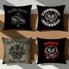 Band Motorhead Cushion Cover Pillow Cover Nordic Minimalist Throw Doublesided Print Cushion Case For Sofa Bedroom Decor