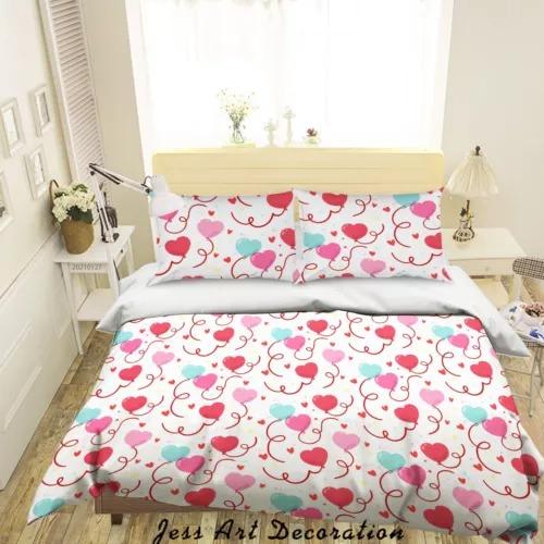 

Heart Soft Duvet Cover Beding Decoration Gift First Choice Suitable for Children Young Boys Young Girls plus Adult Peoples Soft Warm Breathable 135*200cm Eu-Single