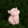 Home Ornament Naughty Micro Landscape Decoration Resin Craft Dollhouse Accessory Pig Miniature