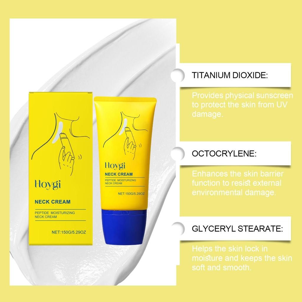 Boyun Çizgileri Protein Kremi Gıdı Yok Etme Boyun Yaşlanma Karşıtı Besleyici İnce Boyun Kaldırma Çizgileri Gençleştirme150g Nemlendirici K5W2