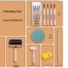 Special Edition A4/A5 Foam Board Printmaking Set: Carving Boards, Student Paints, Drawing Inks, Handmade Mat Board Tools