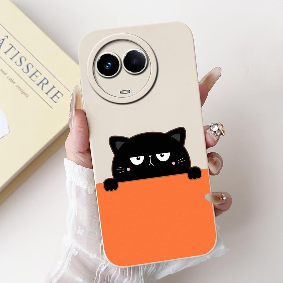 For Realme 11 5G Case RMX3780 Stylish Candy Painted Cover Shockproof Phone Case For Realme 11X Realme11 5G Soft TPU Fundas Coque
