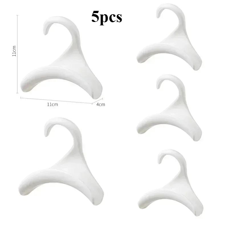 5/10 Pcs Bag Hook Handbag Arched Hook Tie Scarf Hanging Buckle Home Storage Hook Rack Hat Storage Multi-purpose Wardrobe Hook