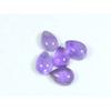 7X10MM Natural Amethst Ring Size Pear Cabochon Loose Gemstone 5Pcs Lot 10Cts A-426