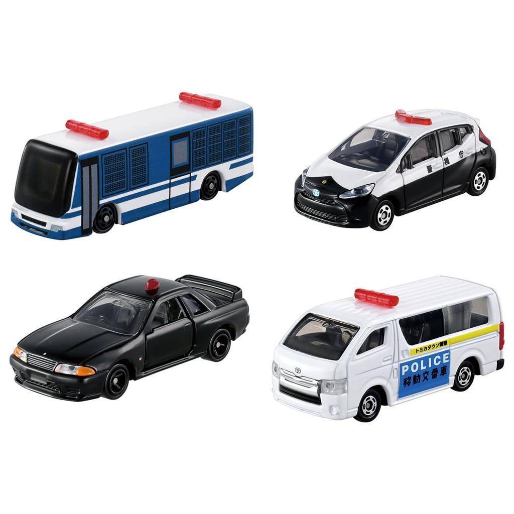 Takara Tomy Tomica Gift Patrol Tomica Tomica Police Vehicle Set Car Ages 3 and up Set Town! (Miniature Toy) -